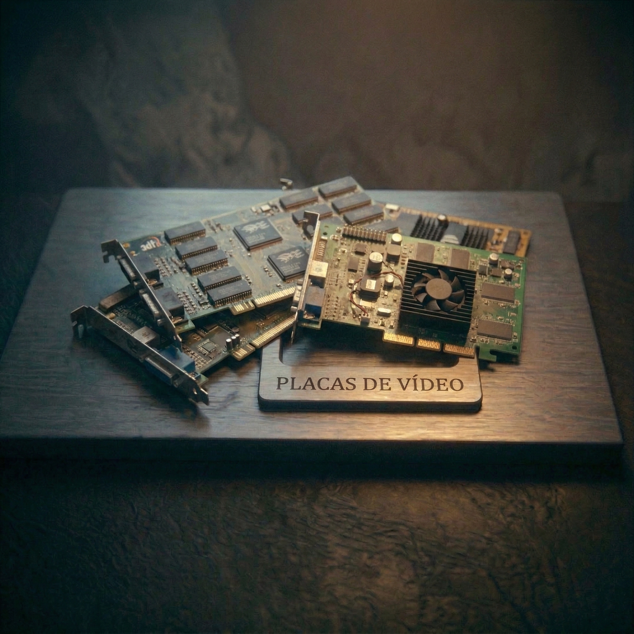 Placas de video separadas para manutencao e reuso
